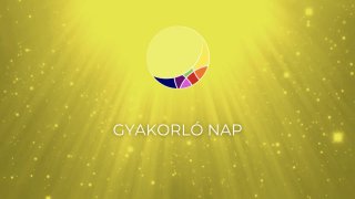 GYAKORLÓ NAP - Május 20 - max 12 fő